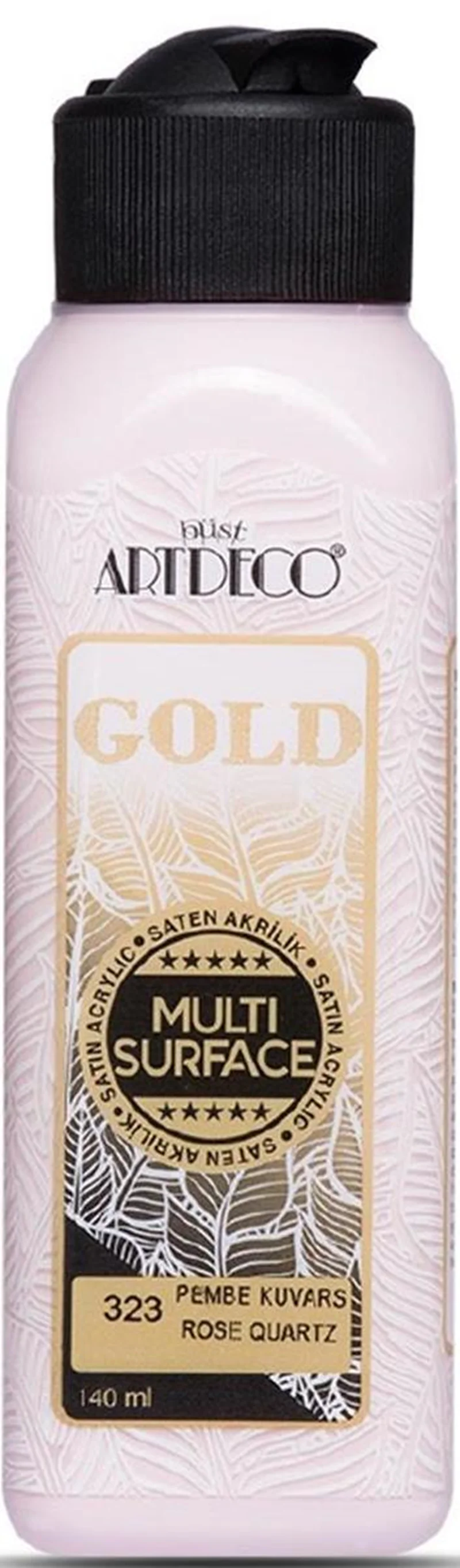 ARTDECO AKRİLİK BOYA GOLD MULTI-SURFACE 140 ML PEMBE KUVARS Y-G70R-323