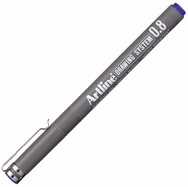 ARTLINE ÇİZİM KALEMİ DRAWING SYSTEM 238 0.8 MAVİ A-EK-238 BLUE