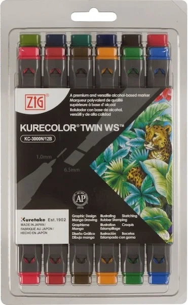 ZIG KURECOLOR TWIN S KC-3000/12B6 12 Lİ DEEP COLORS