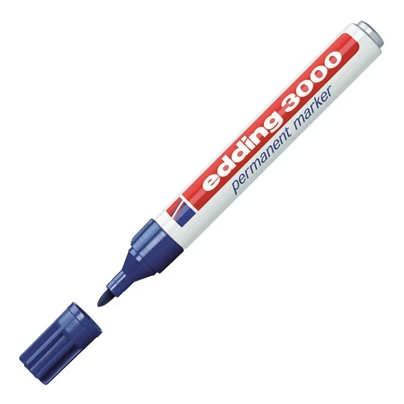EDDING PERMANENT MARKÖR E-3000 ÇELİK MAVİ