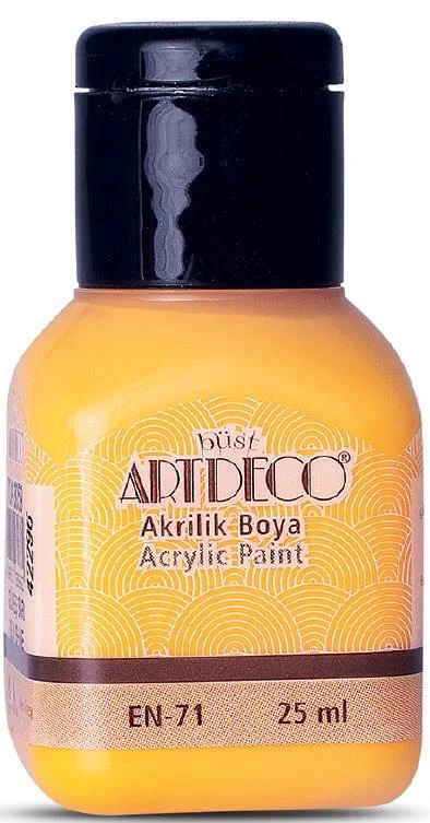 ARTDECO AKRİLİK BOYA 25 ML GÜNEŞ SARI Y-070A-3059