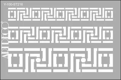ARTDECO STENCIL A4 BORDÜR Y-100-ST216
