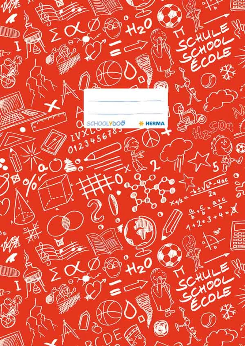 HERMA DEFTER KABI A4 SCHOOLYDOO KIRMIZI 19403