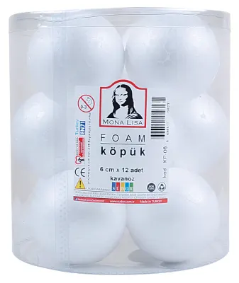 SÜDOR KÖPÜK 6 CM X 12 AD KAVANOZ KP-06