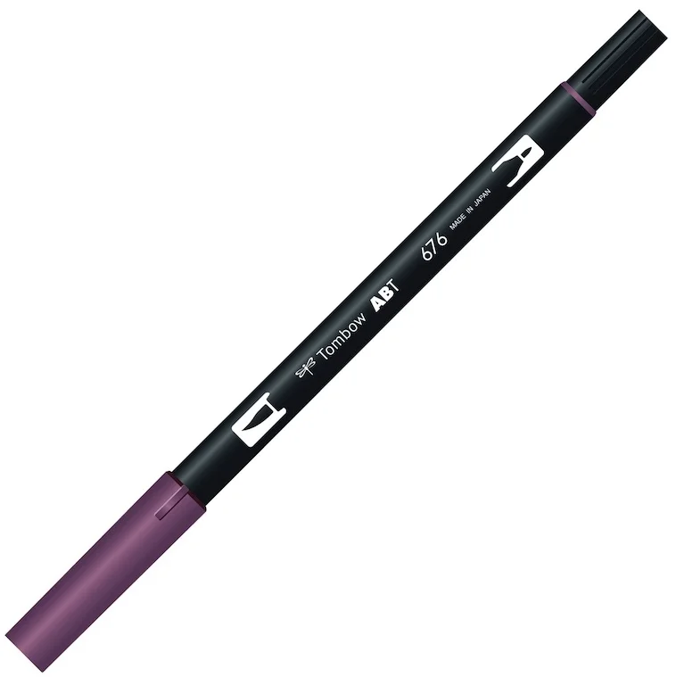 TOMBOW AB-T DUAL BRUSH PEN GRAFİK KALEMİ ROYAL PURPLE (676) T-AB-T 676