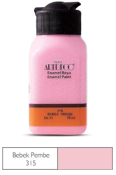 ARTDECO ENAMEL BOYA 75 ML BEBEK PEMBE Y-130I-315
