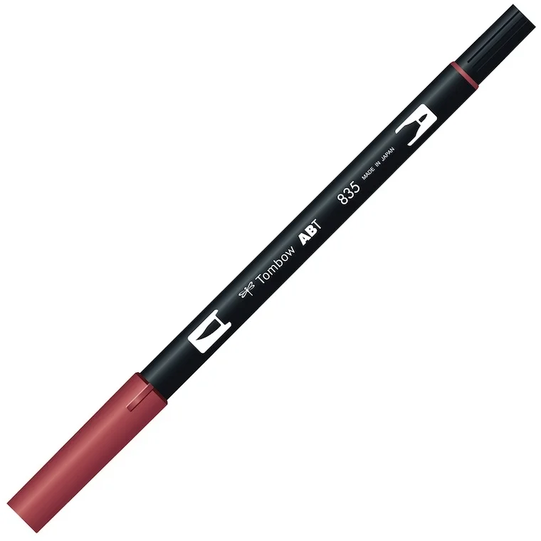 TOMBOW AB-T DUAL BRUSH PEN GRAFİK KALEMİ PERSIMMON (835) T-AB-T 835