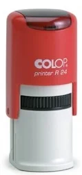 COLOP KAŞE R24 OTOMATİK YUVARLAK KIRMIZI KASA-KEÇE 15314252