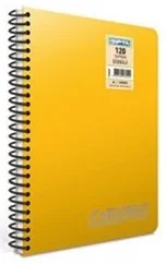 GIPTA DEFTER CHROMO A5 SPİRALLİ PP KAPAK 120 YP. ÇİZGİLİ 1349-1972