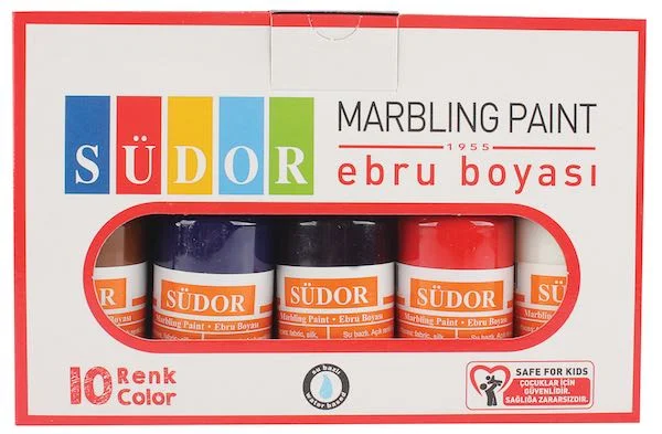 SÜDOR EBRU BOYASI SETİ 10X25 ML SD890