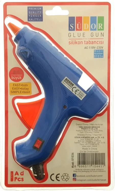 SÜDOR SİLİKON TABANCASI BÜYÜK 40W HG02