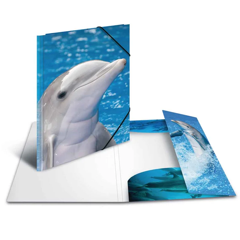 HERMA LASTİKLİ DOSYA A4 PP YUNUSLAR 7141