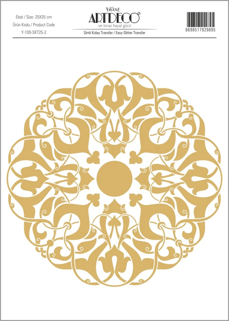 ARTDECO KOLAY TRANSFER SİMLİ 25x35 NO:2 Y-100SKT25-2