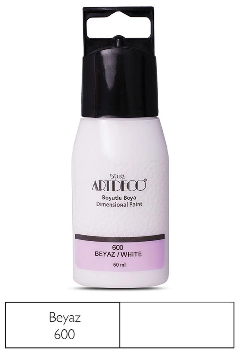ARTDECO BOYUTLU BOYA 60 ML BEYAZ Y-042C-600