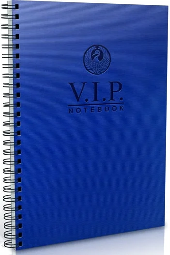 GIPTA DEFTER VIP 17x24 SPİRALLİ DERİ KAPAKLI 140 YP. KARELİ 1083