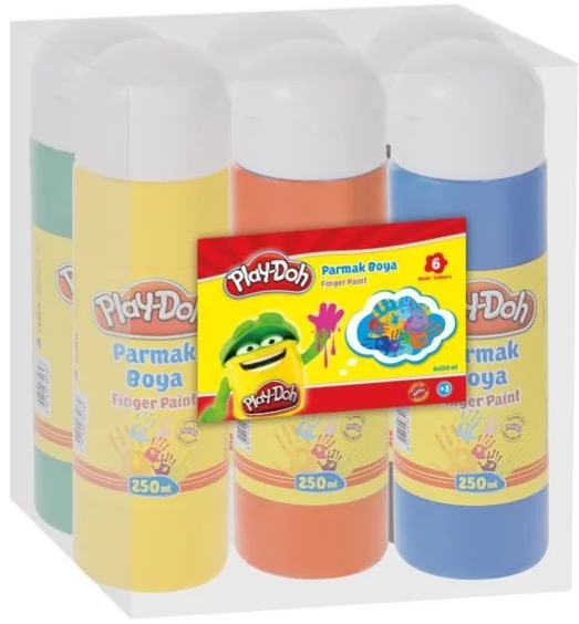 PLAY-DOH PARMAK BOYA 6x250 ML PLAY-PR035