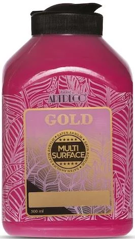 ARTDECO AKRİLİK BOYA GOLD MULTI-SURFACE 500 ML İST.KIRMIZISI Y-G70L-228