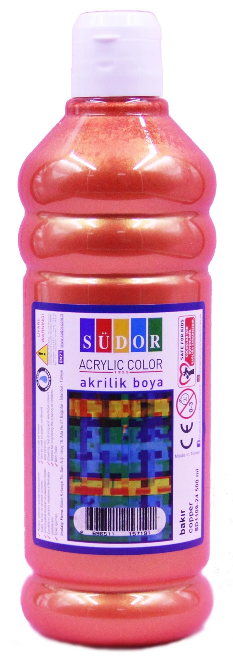 SÜDOR AKRİLİK BOYA 500 ML BAKIR SD1109-24