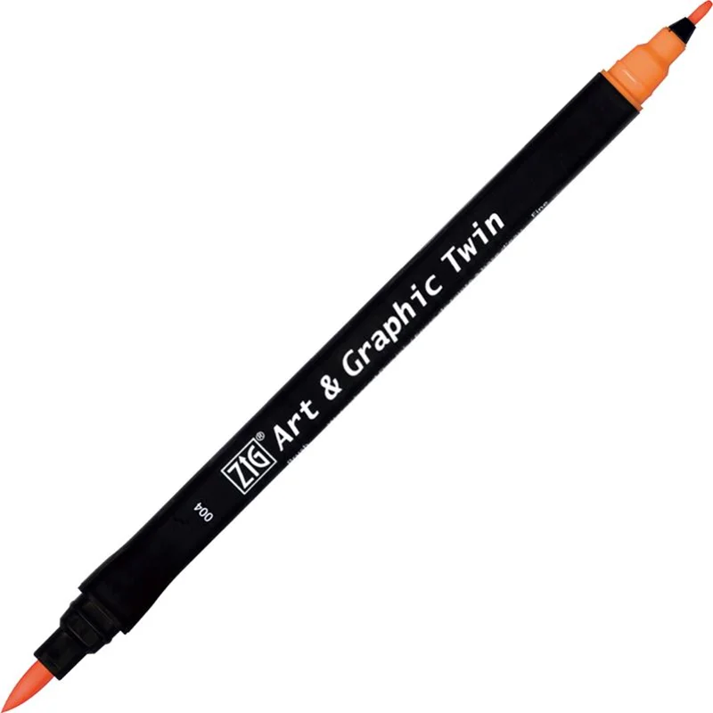 ZIG ART&amp;GRAPHIC TWIN TUT-80 004 ORANGE