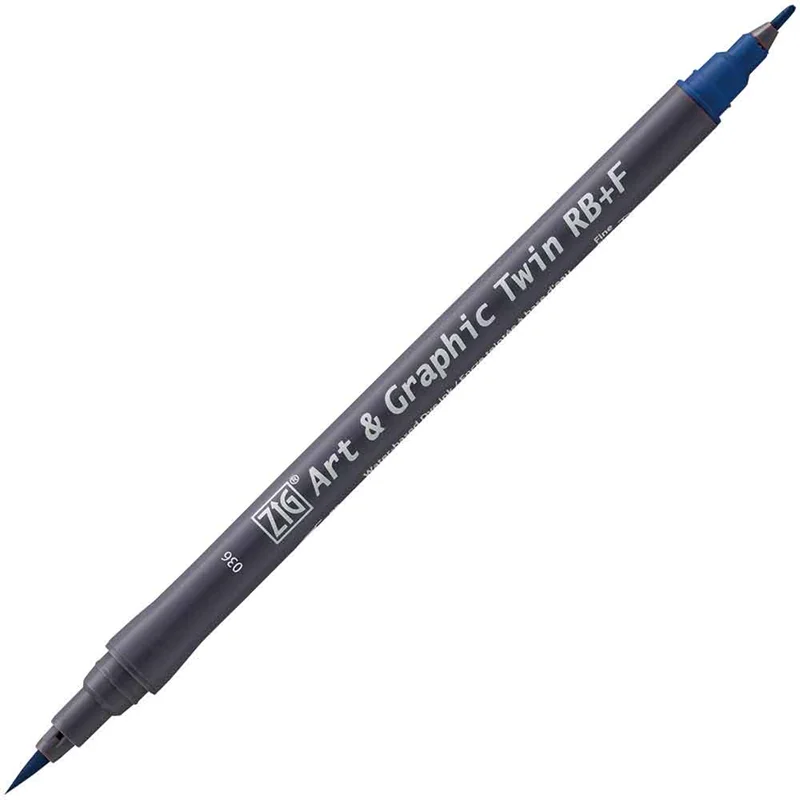 ZIG ART&amp;GRAPHIC TWIN RB TUT-95 36 DEEP BLUE