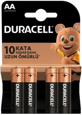 DURACELL PİL 4 LÜ AA KALEM