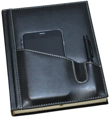 2K AJANDA 17x24 TELEFON KILIFLI SİYAH 5463