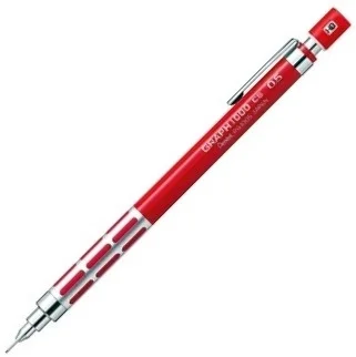 PENTEL VERSATİL KALEM TEKNİK ÇİZİM GRAPH 1000 PG1005 0.5 KIRMIZI Y PG1005CS-B