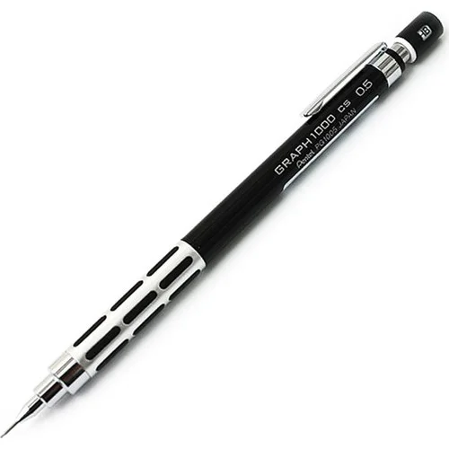 PENTEL VERSATİL KALEM TEKNİK ÇİZİM GRAPH 1000 PG1005 0.5 SİYAH Y PG1005CS-A