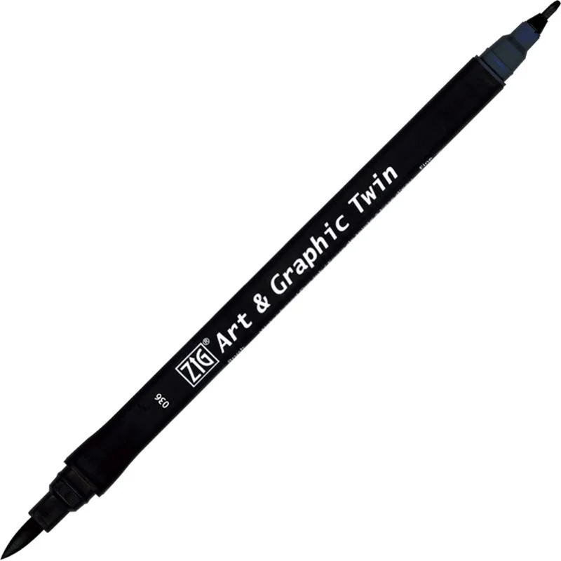 ZIG ART&amp;GRAPHIC TWIN TUT-80 036 DEEP BLUE