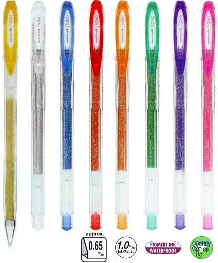 UNİ JEL KALEM SIGNO SPARKLING UM-120SP/8C 1.0 8 Lİ