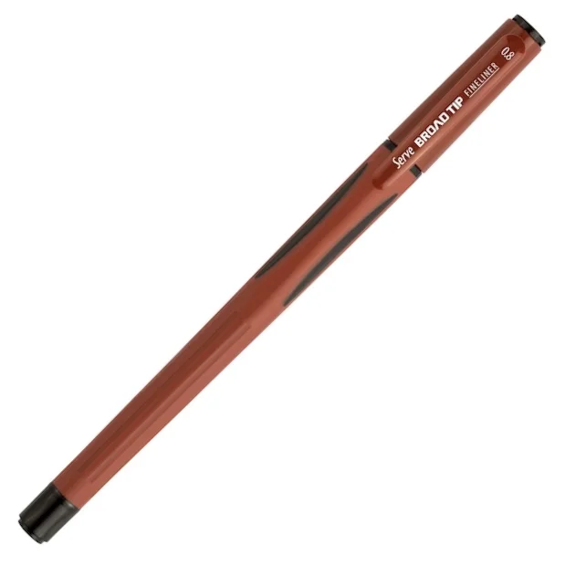 SERVE FINELINER BROAD TIP 0.8 KAHVERENGİ 13 SV-BROADTF08-13