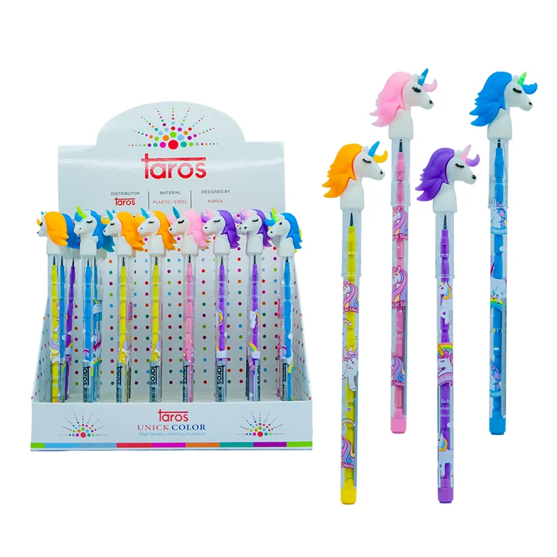 UNICK COLOR YUMURTLAYAN KALEM UNICORN 48 Lİ 3346
