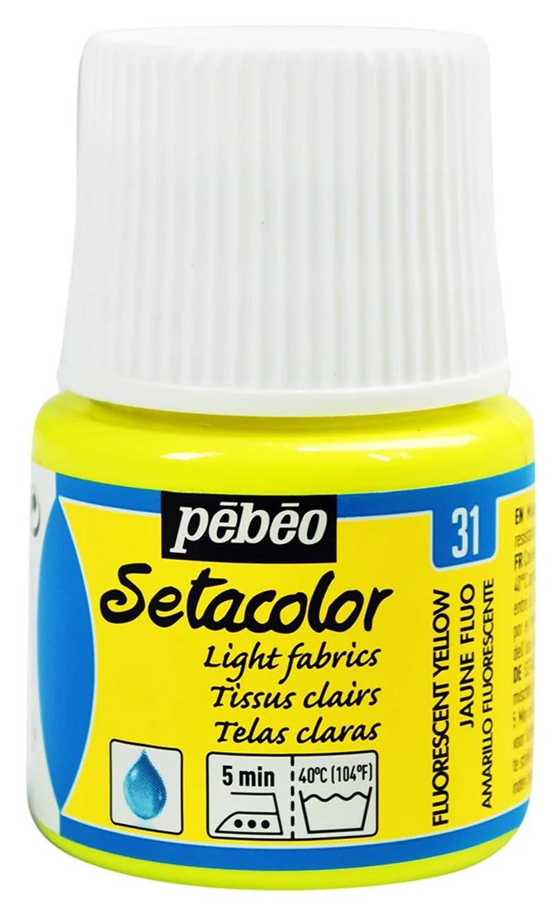 PEBEO KUMAŞ BOYASI SETACOLOR TRANSPARENT 45 ML 329*31 FOSFORLU JAUNE