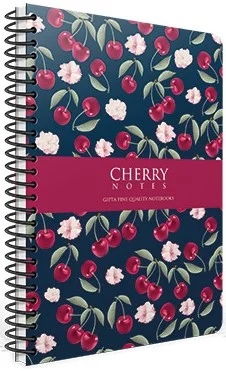 GIPTA DEFTER CHERRY 17x24 SPİRALLİ SERT KAPAK 120 YP. KARELİ 6372