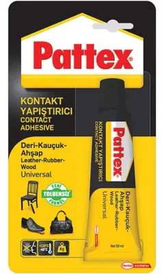 PATTEX YAPIŞTIRICI DERİ KAUÇUK AHŞAP 50 GR 2872091-2901467