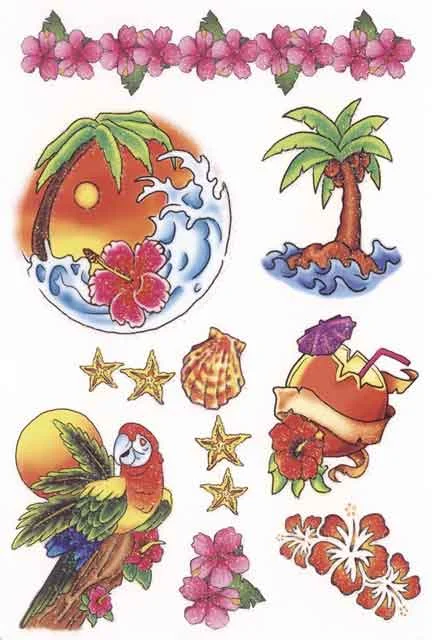 HERMA ETİKET TATTOO YOUNG LINE RENKLİ HAWAII 6748