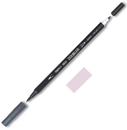 MARVY FIRÇA KALEM BRUSH PEN ÇİFT UÇLU 1800-081 PALE MAUVE