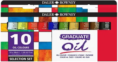 DALER ROWNEY YAĞLI BOYA GRADUATE SERİSİ SET 38 ML 10 LU 117900100