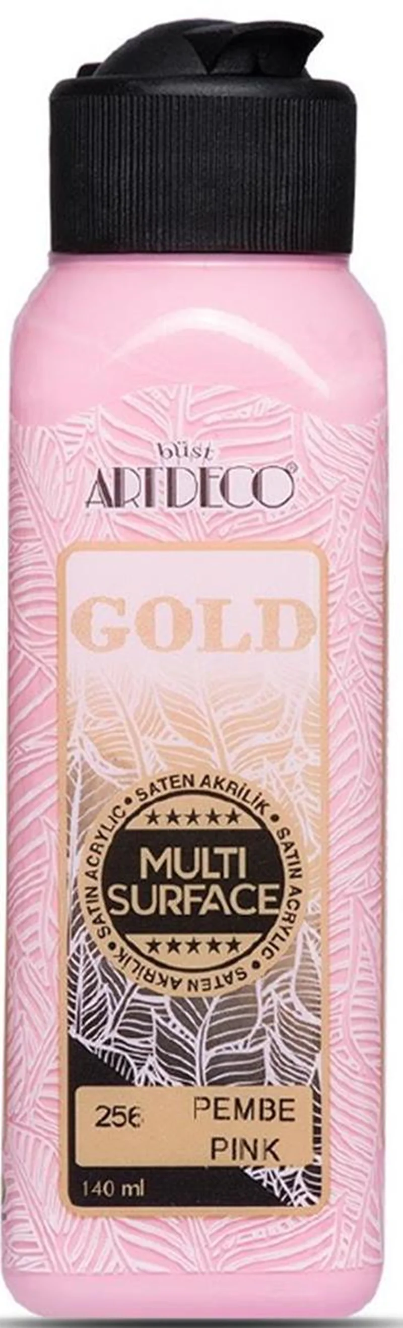 ARTDECO AKRİLİK BOYA GOLD MULTI-SURFACE 140 ML PEMBE Y-G70R-256
