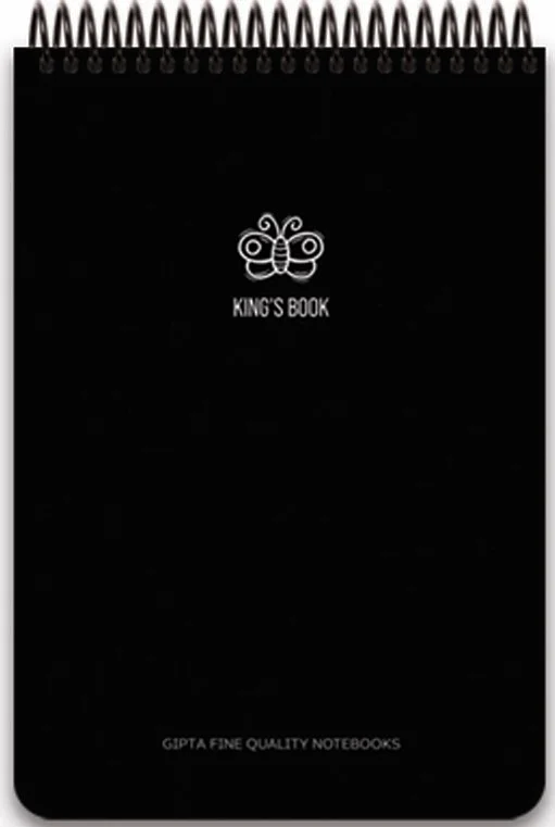 GIPTA BLOKNOT KINGS BOOK A6 SPİRALLİ PP KAPAK 80 YP. ÇİZGİLİ 5971