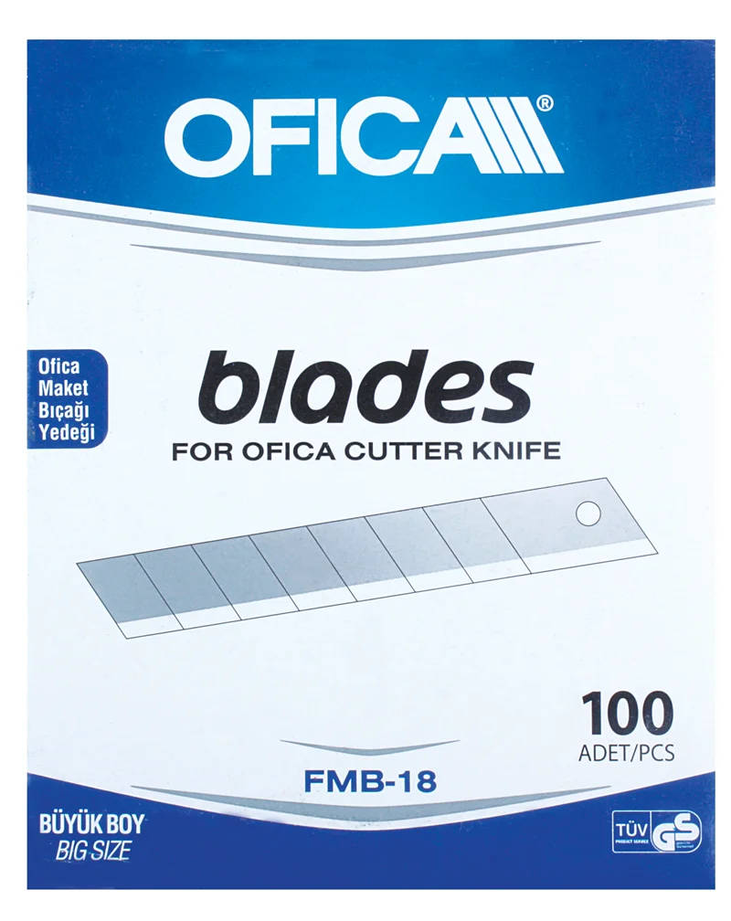 SÜDOR MAKET BIÇAĞI YEDEĞİ OFİCA 1.8 MM 10 LU FMB-1