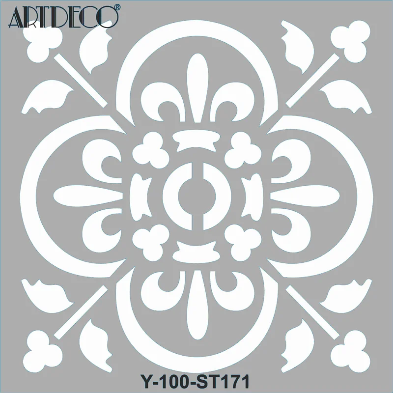 ARTDECO STENCIL 30x30 CM TEK FAYANS Y-100-ST171