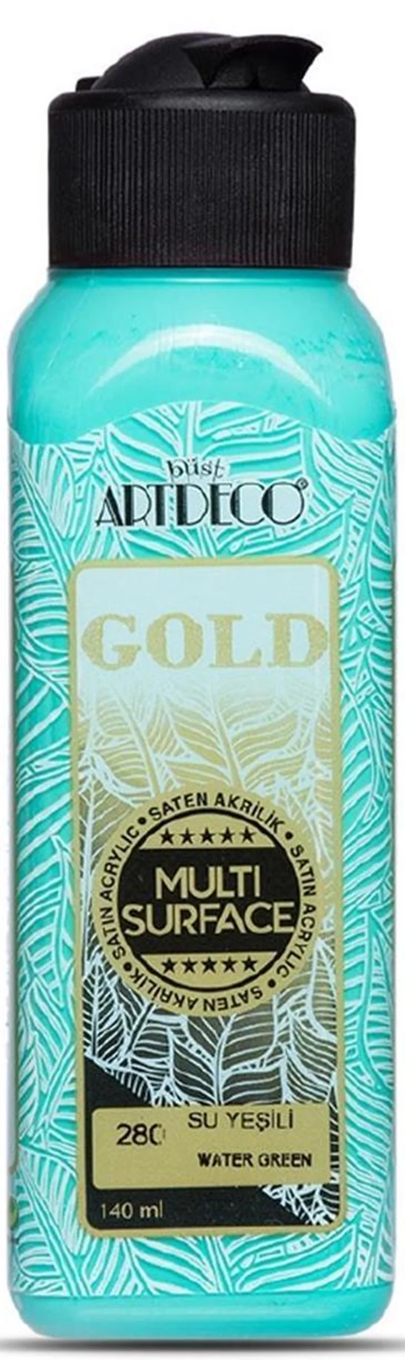 ARTDECO AKRİLİK BOYA GOLD MULTI-SURFACE 140 ML SU YEŞİLİ Y-G70R-280