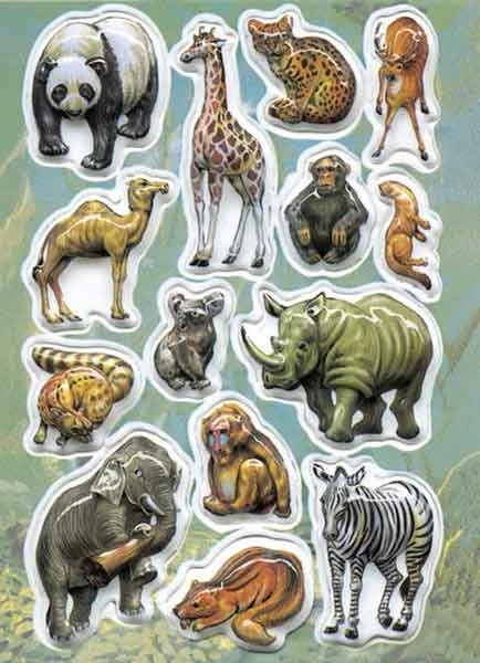HERMA ETİKET MAGIC SAFARİ HAYVANLAR 6863