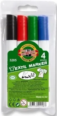 KOHINOOR SET TEXTİLE MARKERS 3205 4 7732-05JD01TE