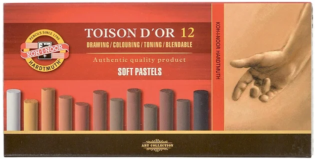KOHINOOR SET ARTİSTS DRY CHALKS 8522 BROWN