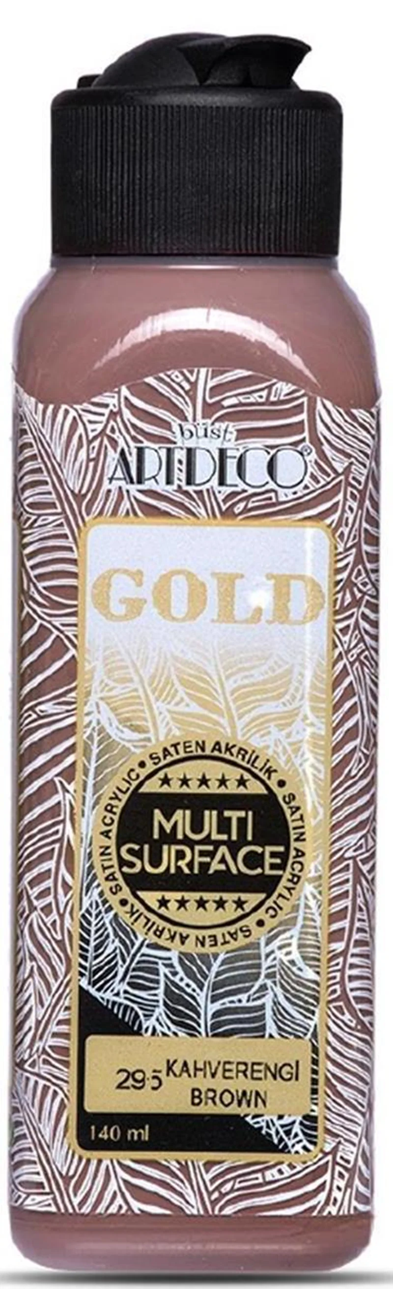 ARTDECO AKRİLİK BOYA GOLD MULTI-SURFACE 140 ML KAHVERENGİ Y-G70R-295