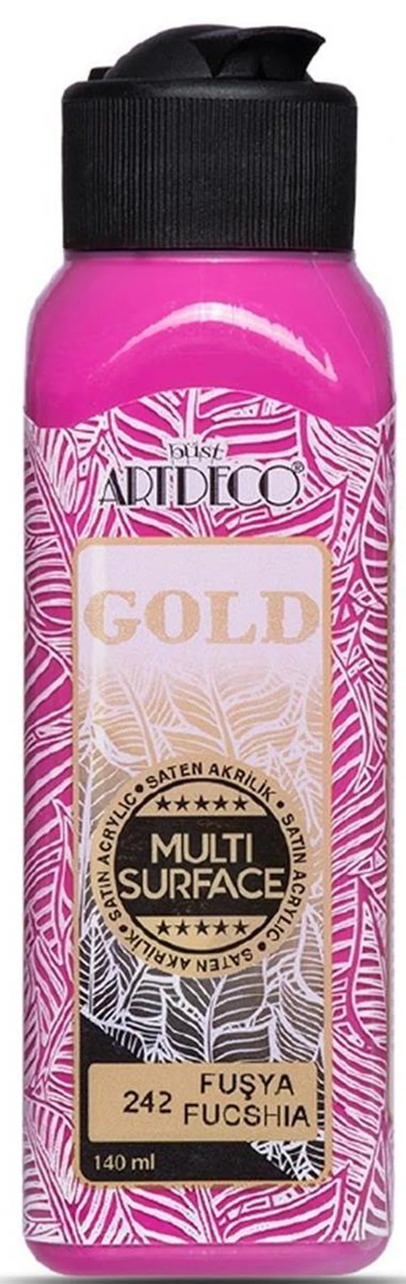 ARTDECO AKRİLİK BOYA GOLD MULTI-SURFACE 140 ML FUŞYA Y-G70R-242