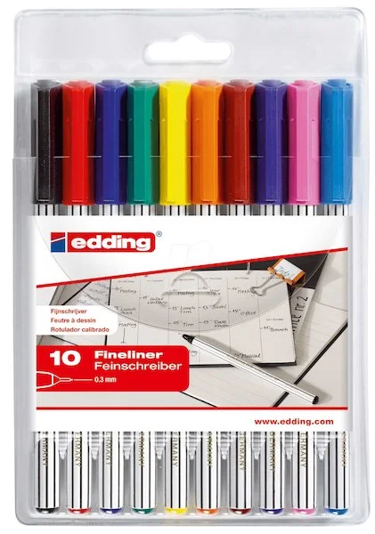 EDDING OFİS KALEMİ E-89 KARIŞIK 10 LU