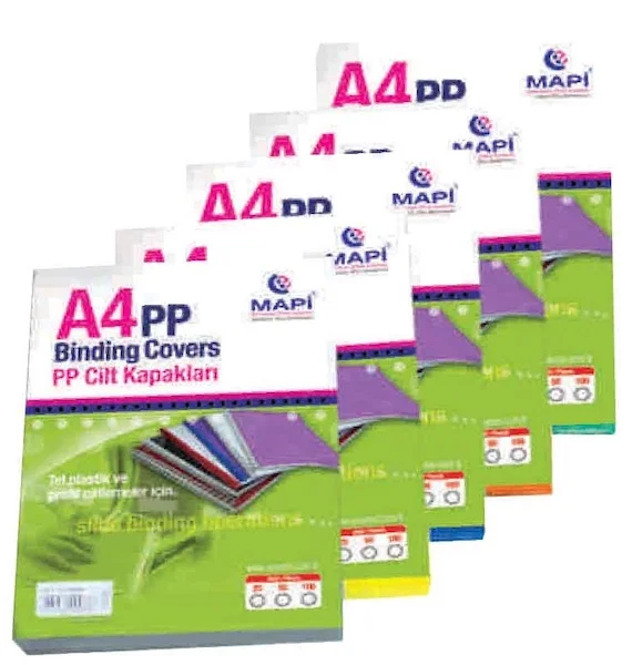 MAPİ CİLT KAPAĞI PP A4 350 MİC. LACİVERT 50Lİ 2042402